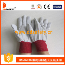 Knitted Wrist Canvas Glove Dcd102